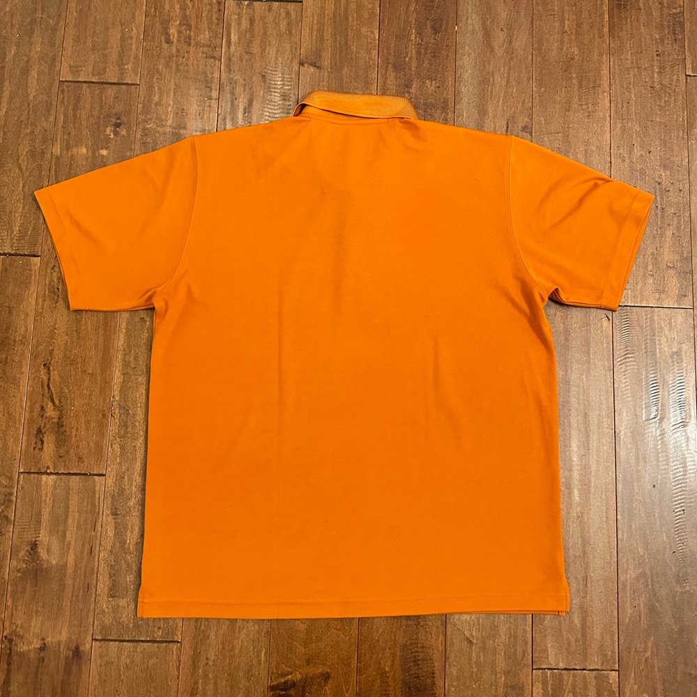 Longhorn Apparel UT University of Texas Burnt Orange Longhorn Polo Sz Large - Picture 2 of 8